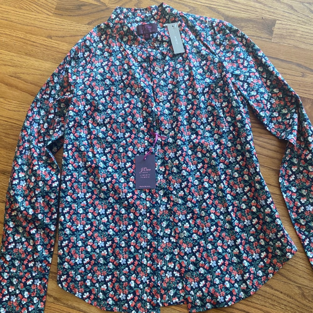 J Crew Tailored long-sleeve shirt